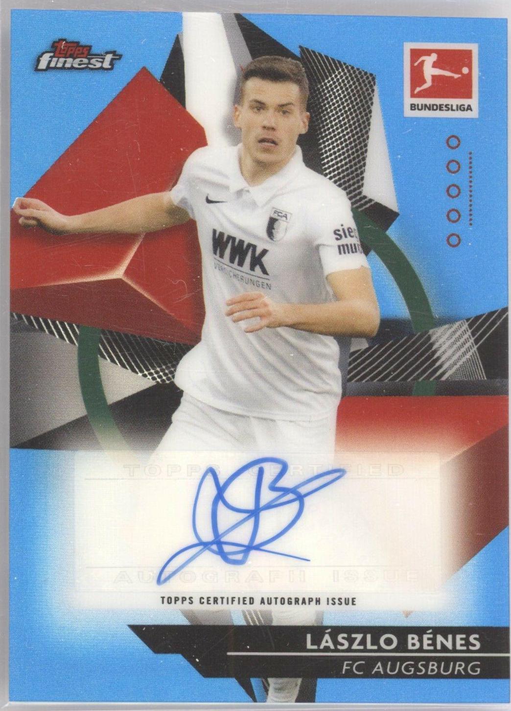 Laszlo Benes [Blue Refractor] #BCA-LBE