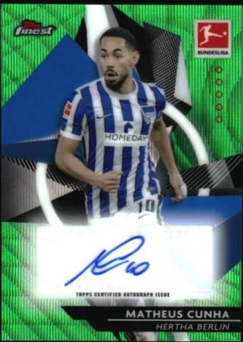 Matheus Cunha [Green Wave Refractor] #BCA-MC