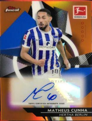 Matheus Cunha [Orange Refractor] #BCA-MC