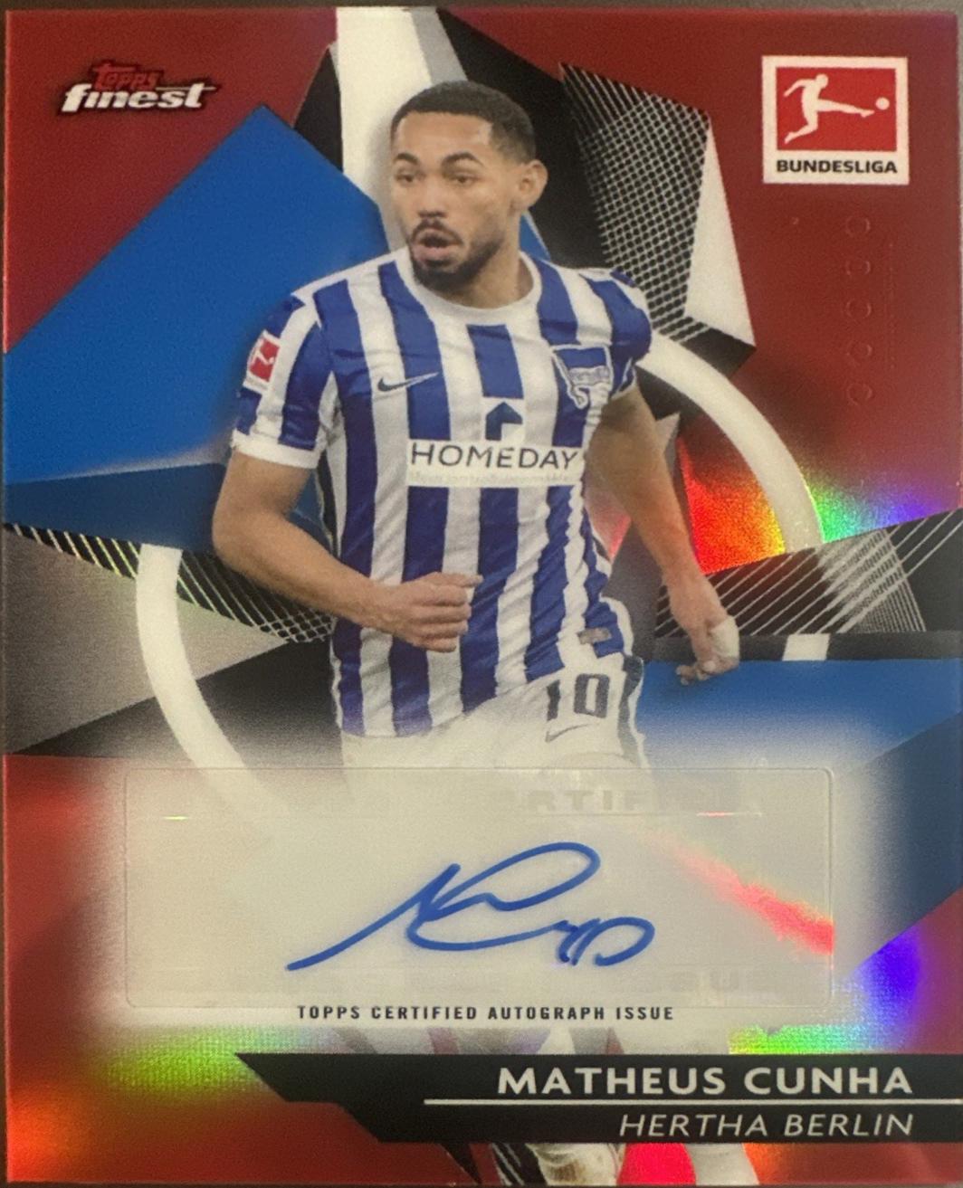 Matheus Cunha [Red Refractor] #BCA-MC