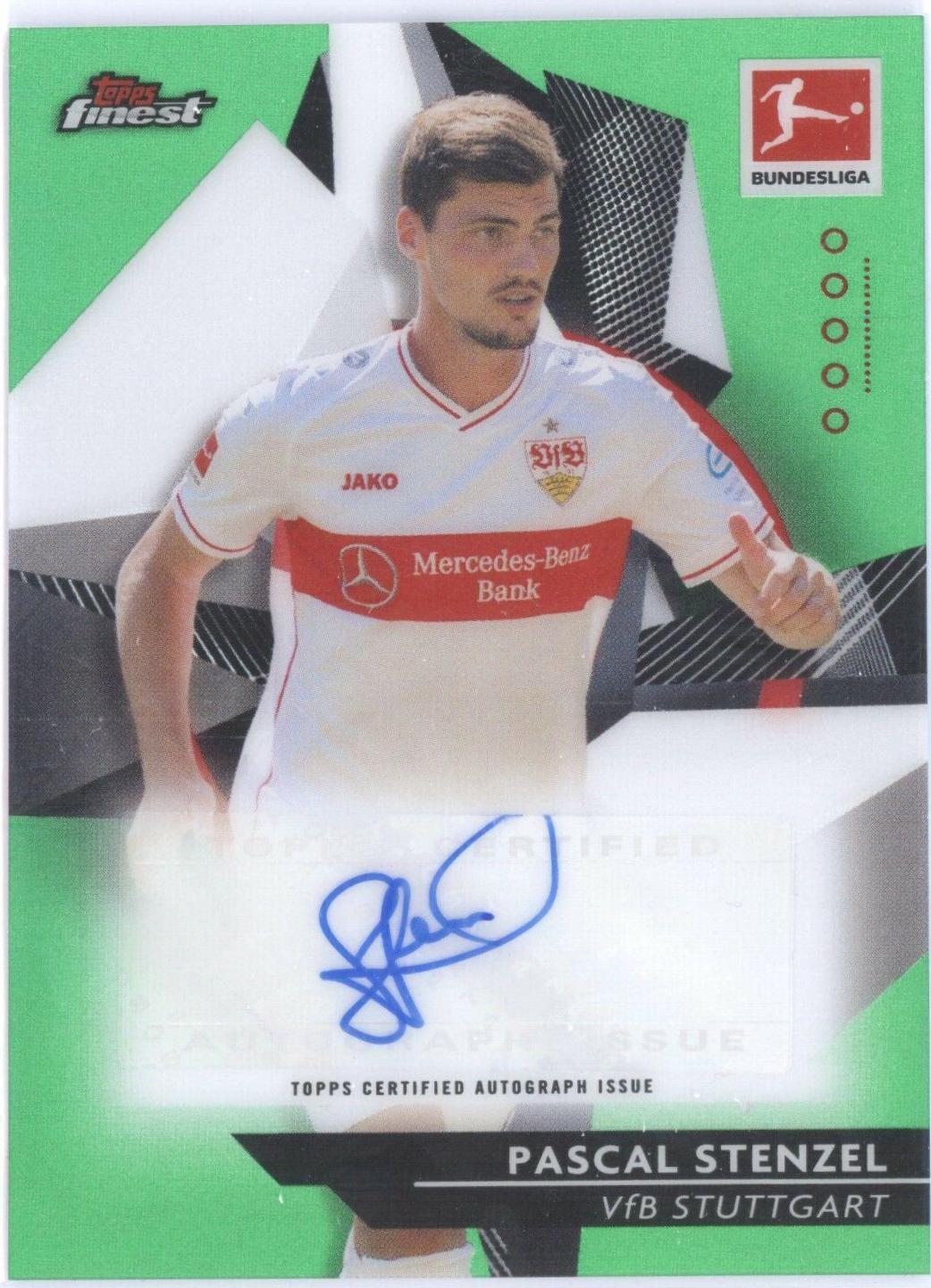 Pascal Stenzel [Green Refractor] #BCA-PS