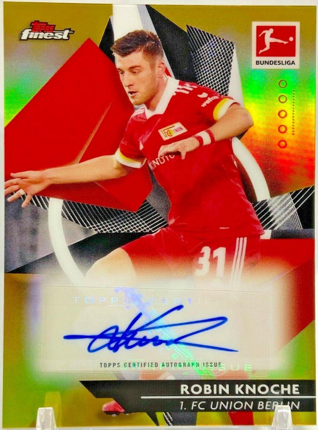 Robin Knoche [Gold Refractor] #BCA-RKN