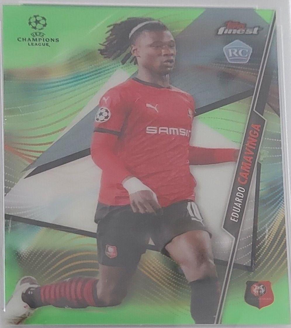 Eduardo Camavinga [Neon Green Refractor] #71
