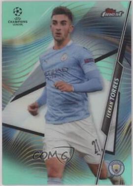 Ferran Torres [Aqua Refractor] #91