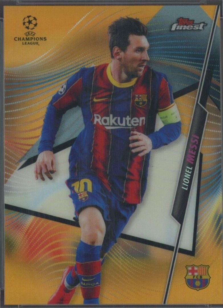Lionel Messi [Orange Refractor] #100