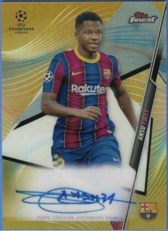 Ansu Fati [Gold Refractor] #FA-AF
