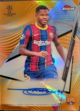 Ansu Fati [Orange Refractor] #FA-AF