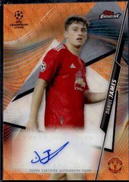 Daniel James [Orange Wave Refractor] #FA-DAN