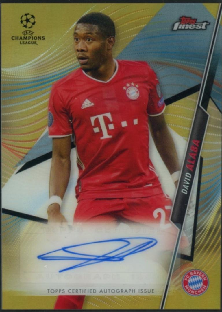 David Alaba [Gold Refractor] #FA-DA