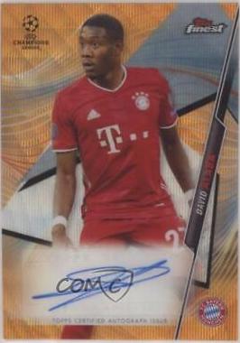 David Alaba [Orange Wave Refractor] #FA-DA