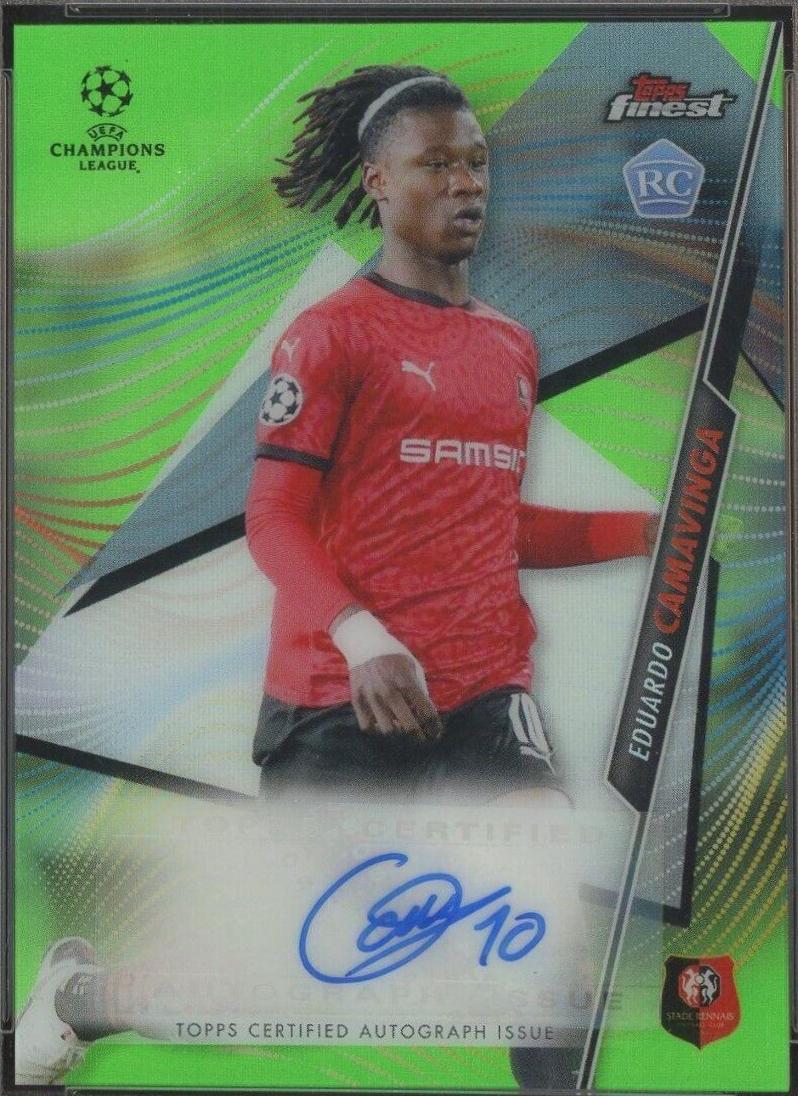 Eduardo Camavinga [Neon Green Refractor] #FA-EC