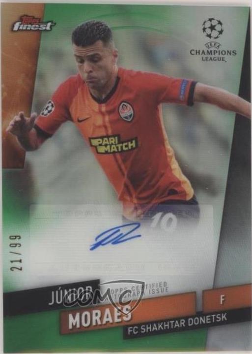 Junior Moraes [Neon Green Refractor] #FA-JM