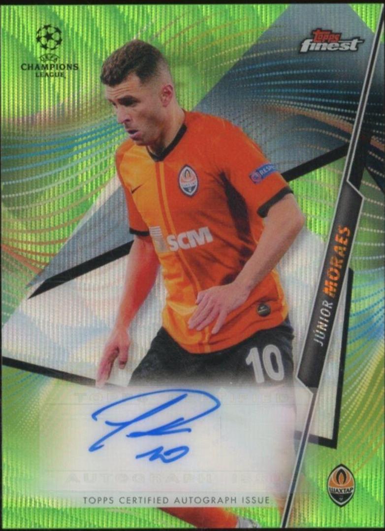 Junior Moraes [Neon Green Wave Refractor] #FA-JM