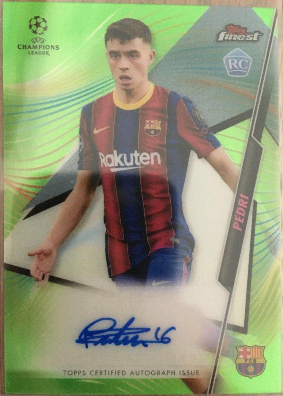 Pedri [Neon Green Refractor] #FA-P