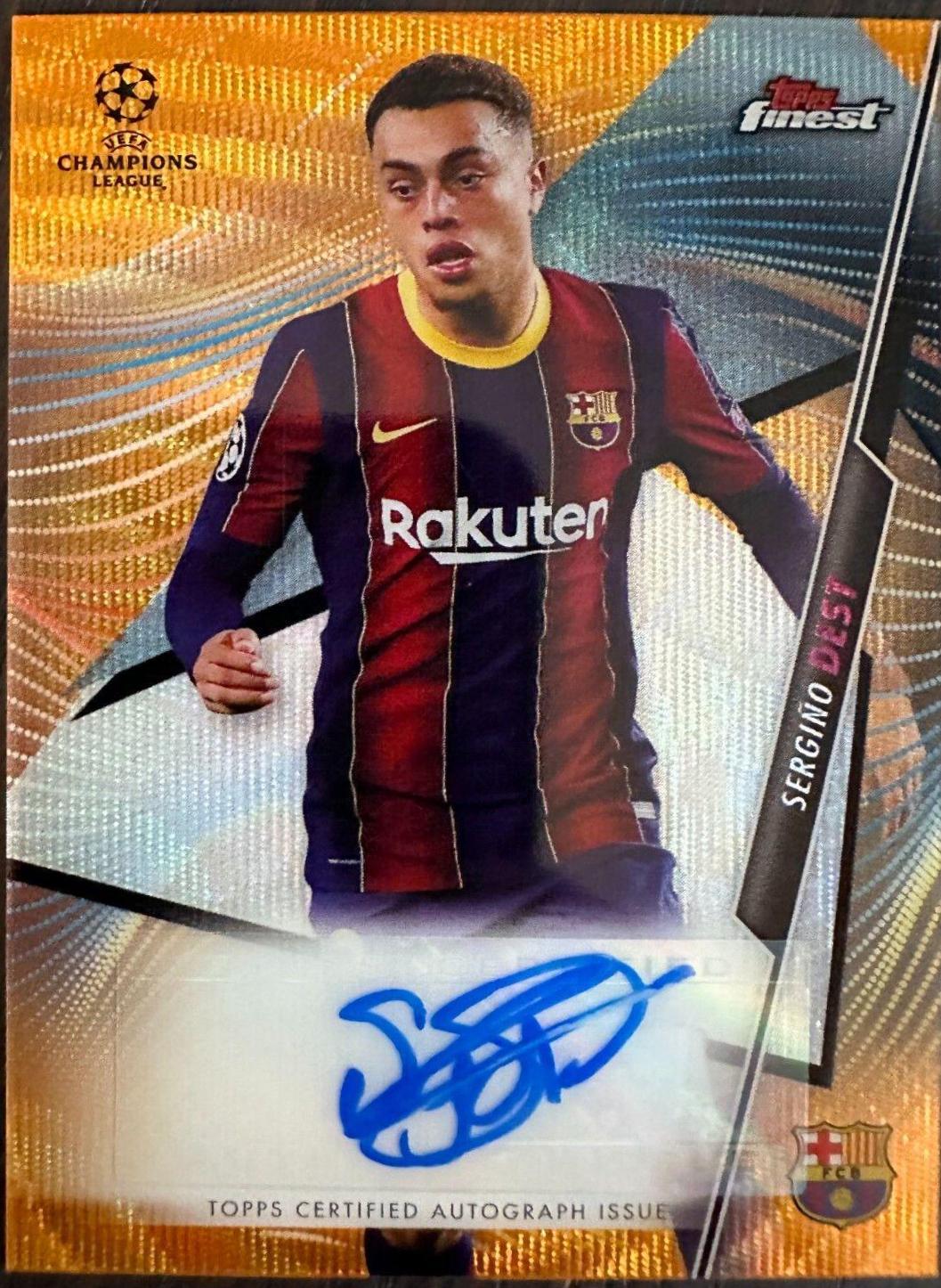 Sergino Dest [Orange Wave Refractor] #FA-SD