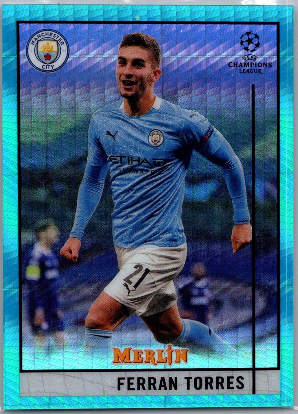 Ferran Torres [Aqua Prism Refractor] #23