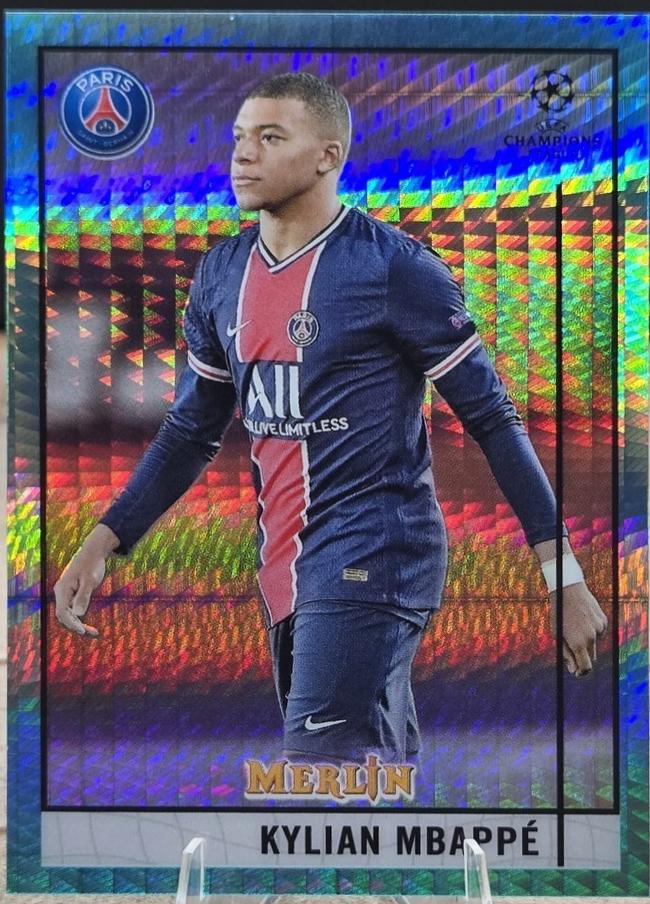 Kylian Mbappe [Aqua Prism Refractor] #100