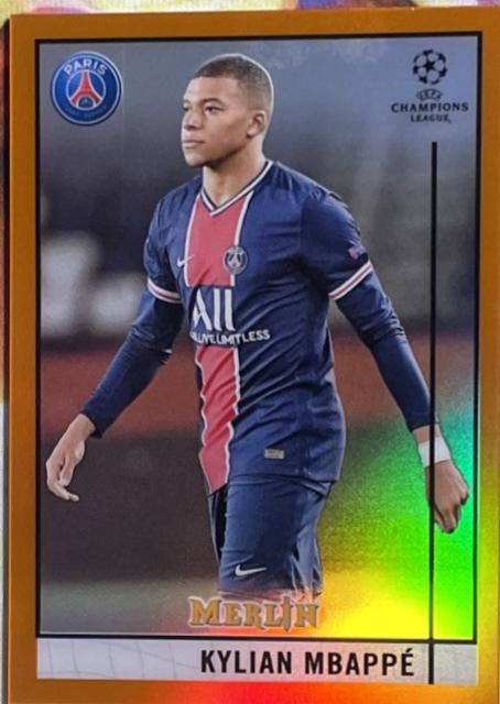Kylian Mbappe [Orange Refractor] #100