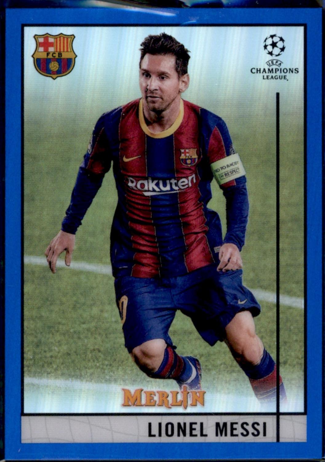 Lionel Messi [Blue Refractor] #1