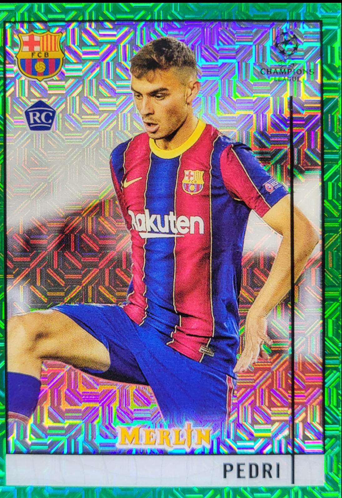 Pedri [Green Mojo Refractor] #89