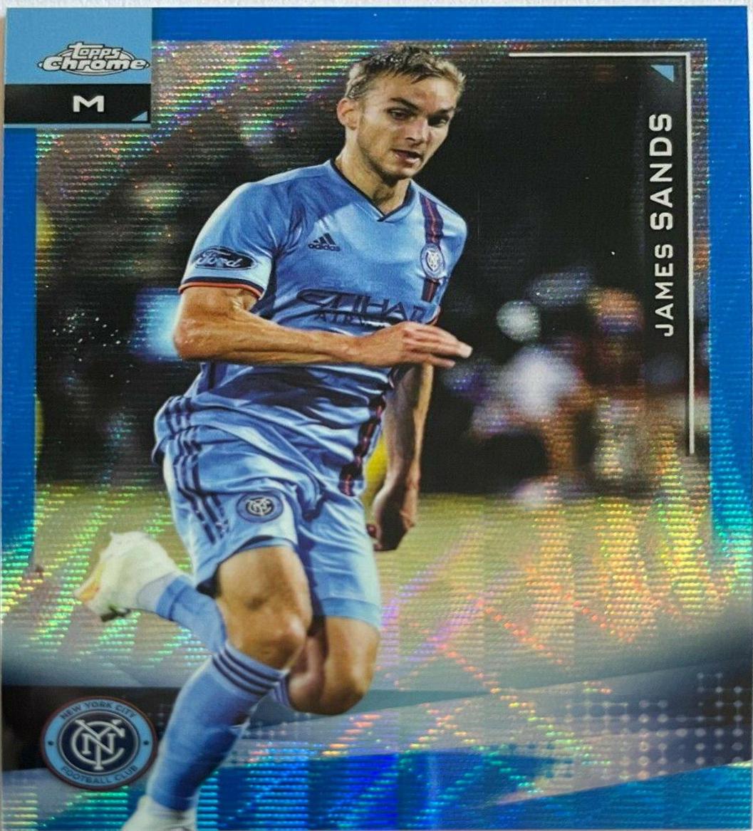 James Sands [Blue Wave Refractor] #143