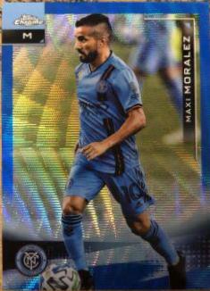 Maxi Moralez [Blue Wave Refractor] #42