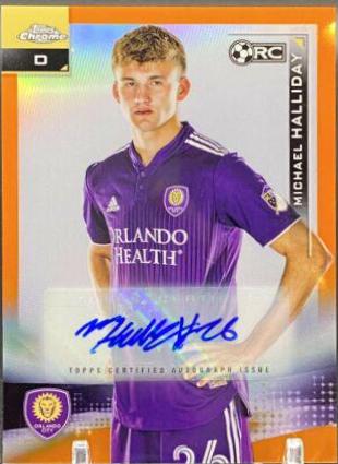 Michael Halliday [Autograph Orange Refractor] #130