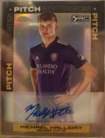 Michael Halliday [Autograph Red Wave Refractor] #130