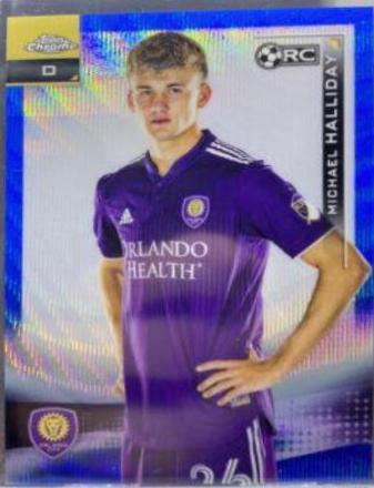 Michael Halliday [Blue Wave Refractor] #130