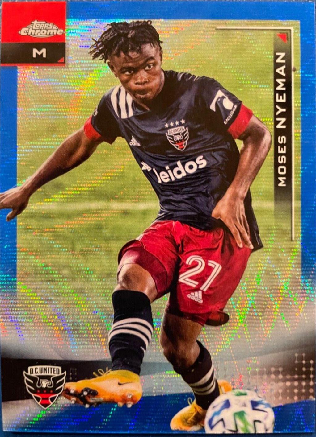 Moses Nyeman [Blue Wave Refractor] #151