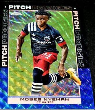 Moses Nyeman [Blue Wave Refractor] #176