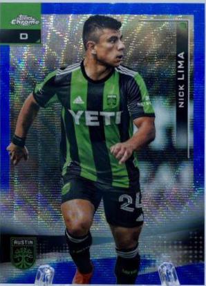 Nick Lima [Blue Wave Refractor] #140