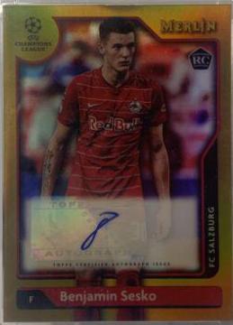 Benjamin Sesko [Gold Refractor] #CA-BE