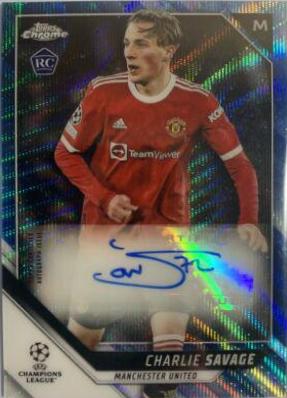 Charlie Savage [Blue Wave Refractor] #CA-CH