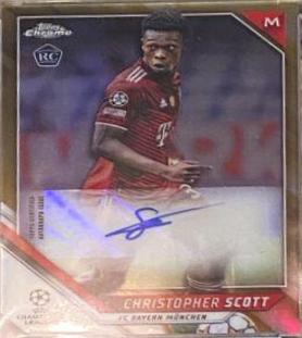 Christopher Scott [Gold Refractor] #CA-CS