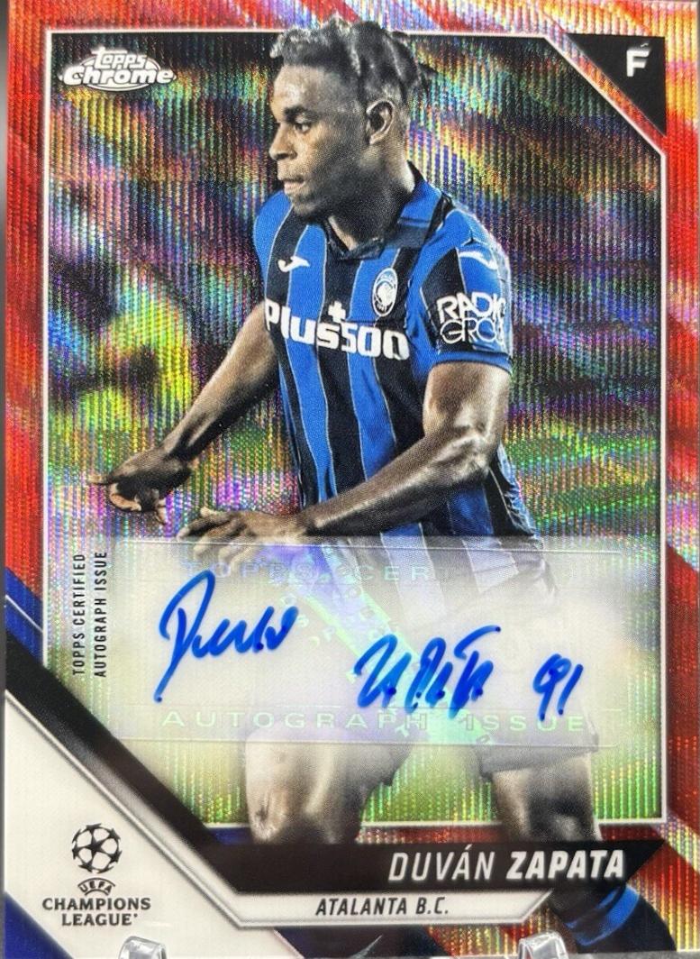 Duvan Zapata [Red Refractor] #CA-DZ