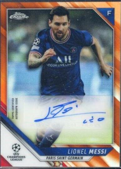 Lionel Messi [Orange Refractor] #CA-LM