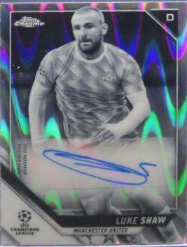 Luke Shaw [Black & White Ray Wave Refractor] #CA-LS