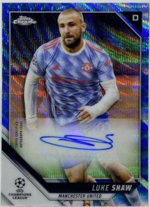 Luke Shaw [Blue Wave Refractor] #CA-LS