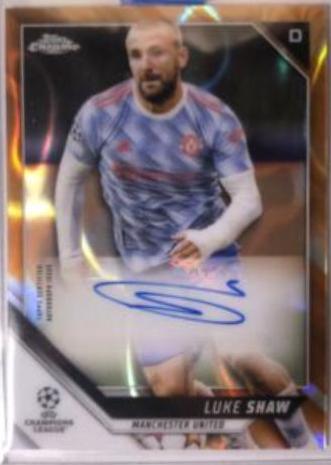 Luke Shaw [Orange Lava Refractor] #CA-LS