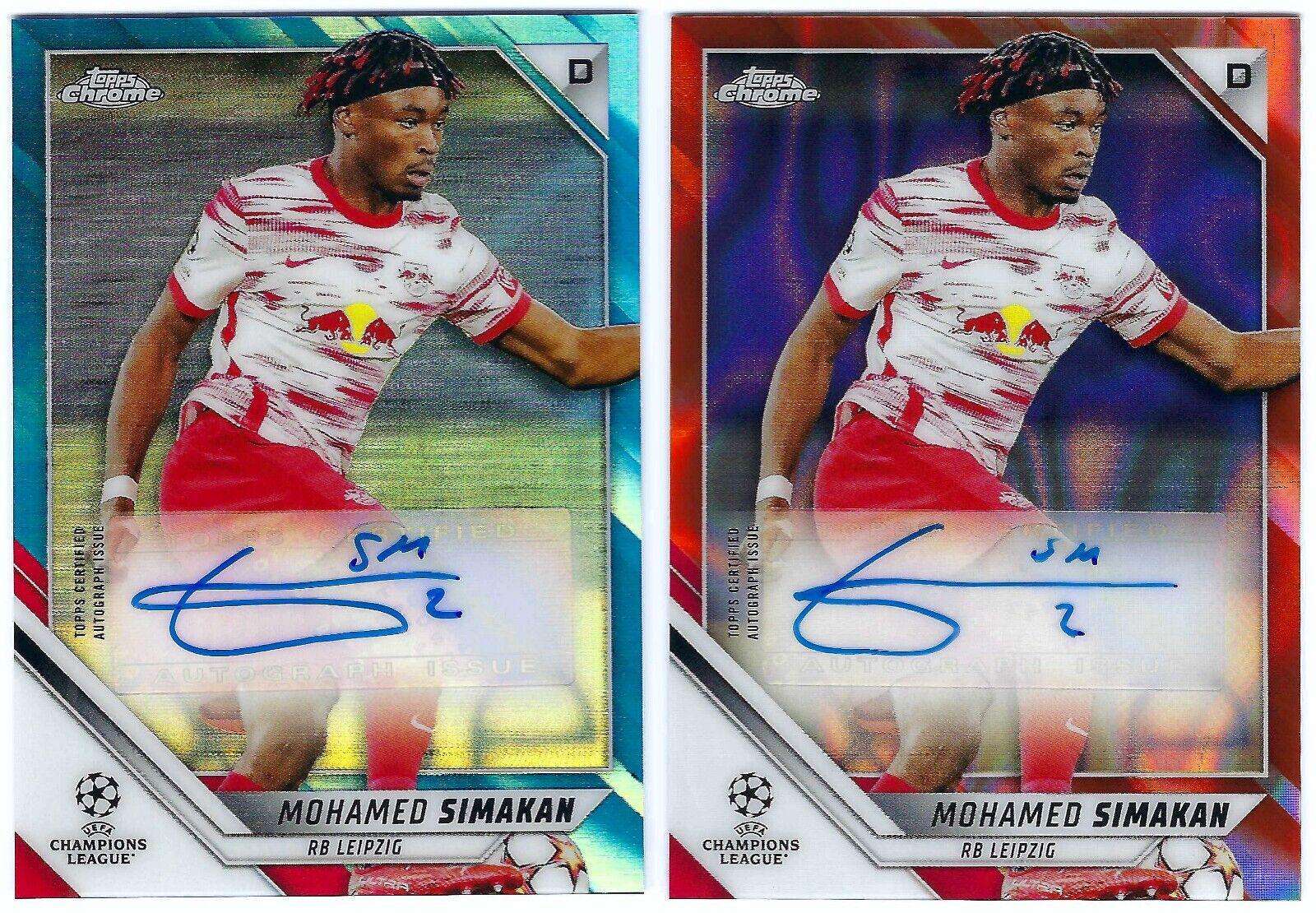 Mohamed Simakan [Orange Lava Refractor] #CA-MS