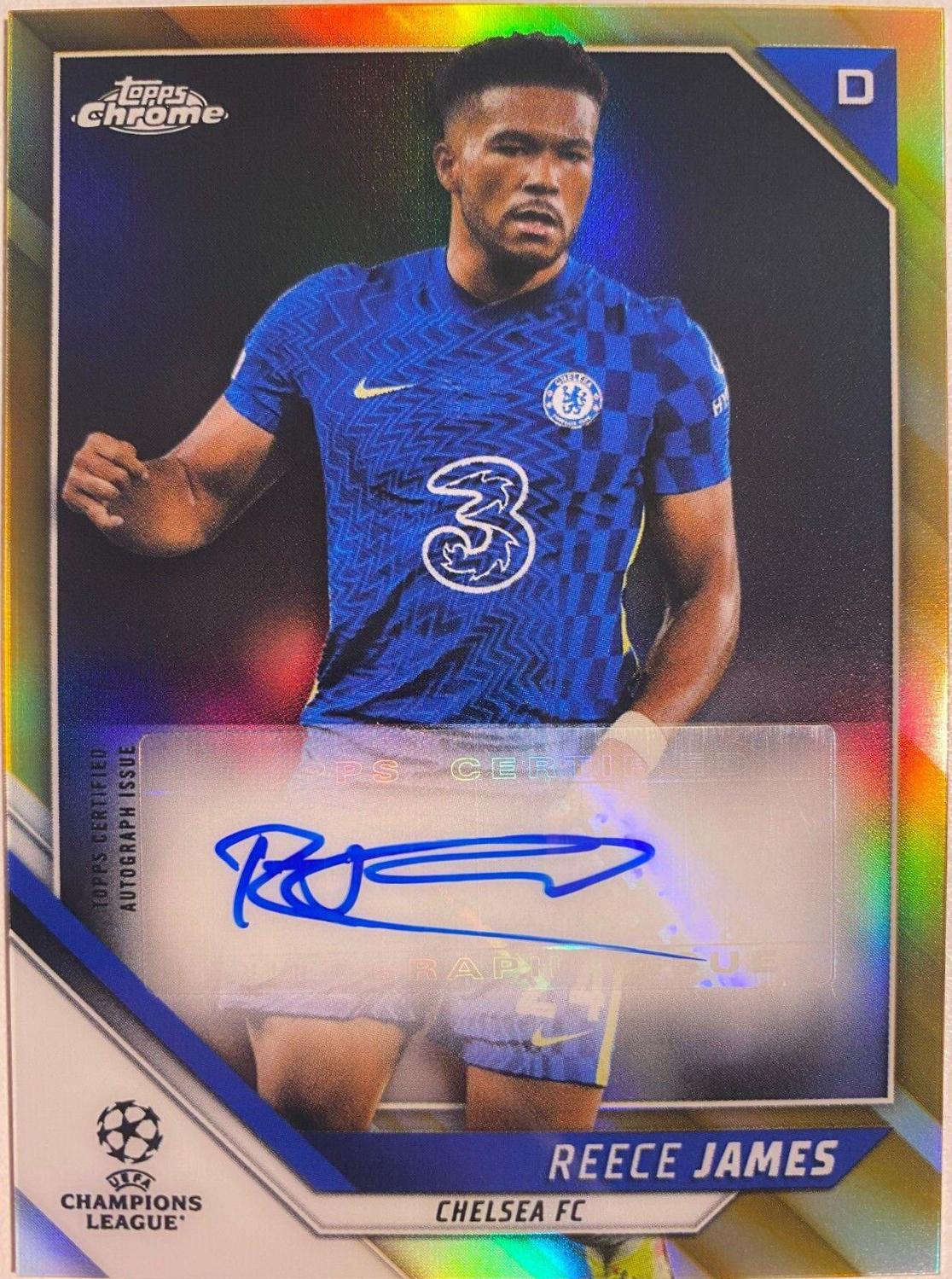 Reece James [Gold Refractor] #CA-RJ
