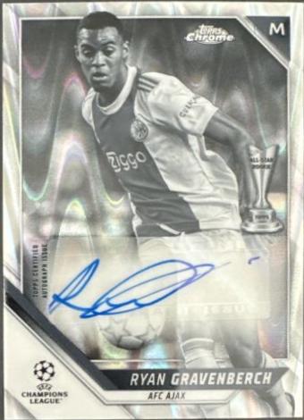 Ryan Gravenberch [Black & White Ray Wave Refractor] #CA-RG