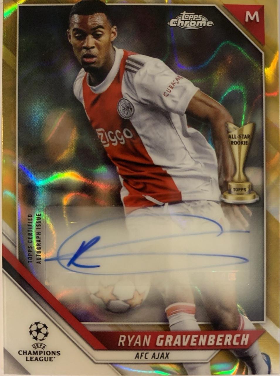 Ryan Gravenberch [Gold Lava Refractor] #CA-RG