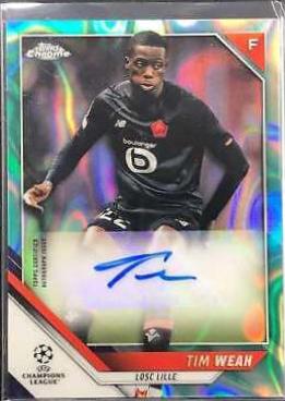 Tim Weah [Aqua Lava Refractor] #CA-TW