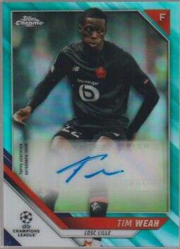 Tim Weah [Aqua Refractor] #CA-TW