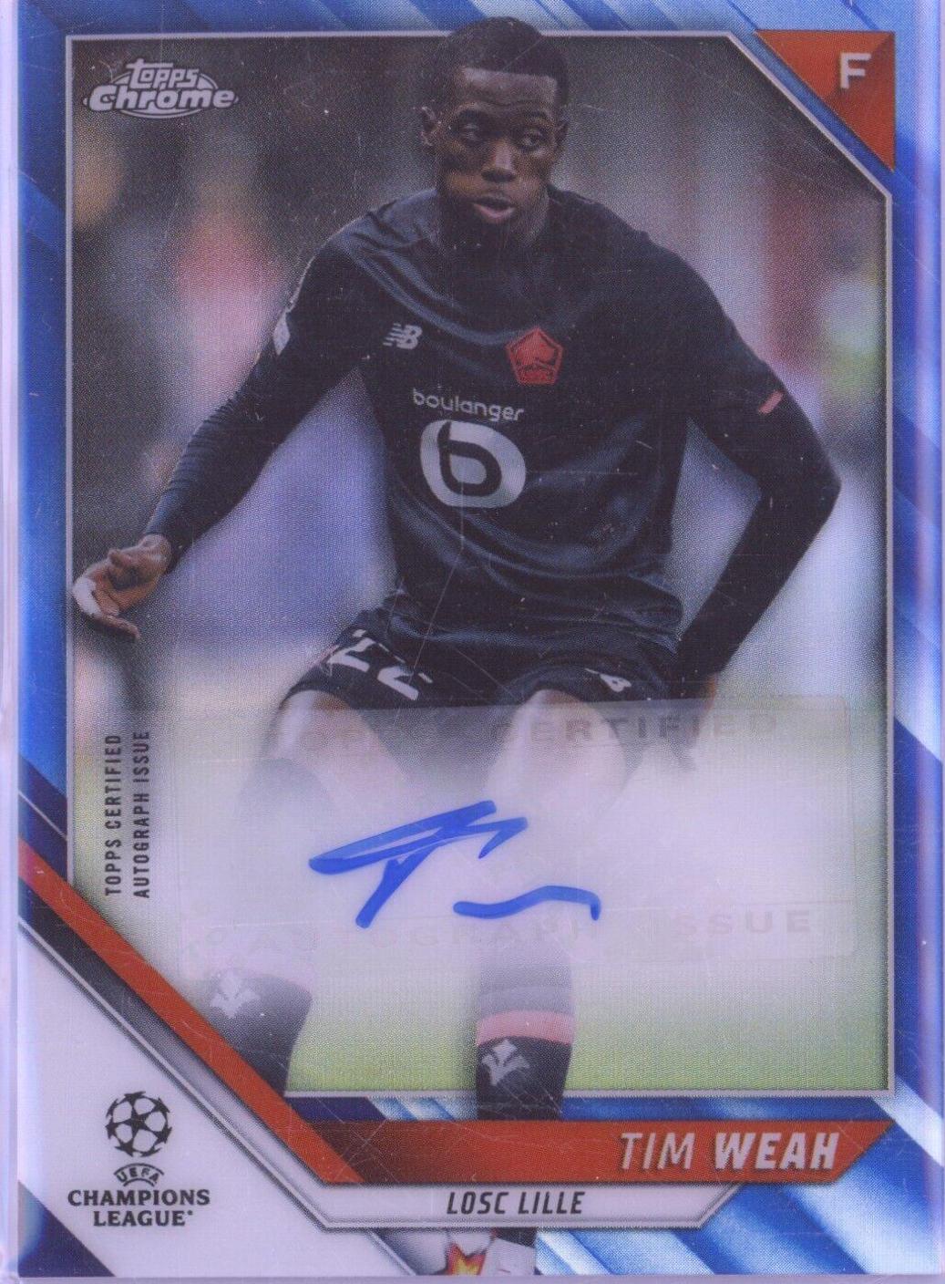 Tim Weah [Blue Refractor] #CA-TW
