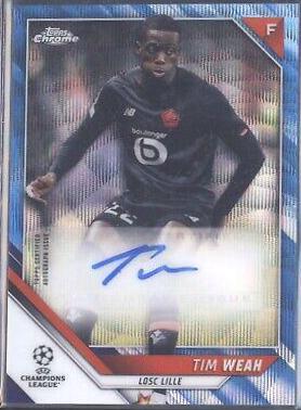 Tim Weah [Blue Wave Refractor] #CA-TW