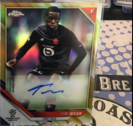 Tim Weah [Gold Refractor] #CA-TW