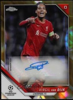 Virgil Van Dijk [Gold Lava Refractor] #CA-VD
